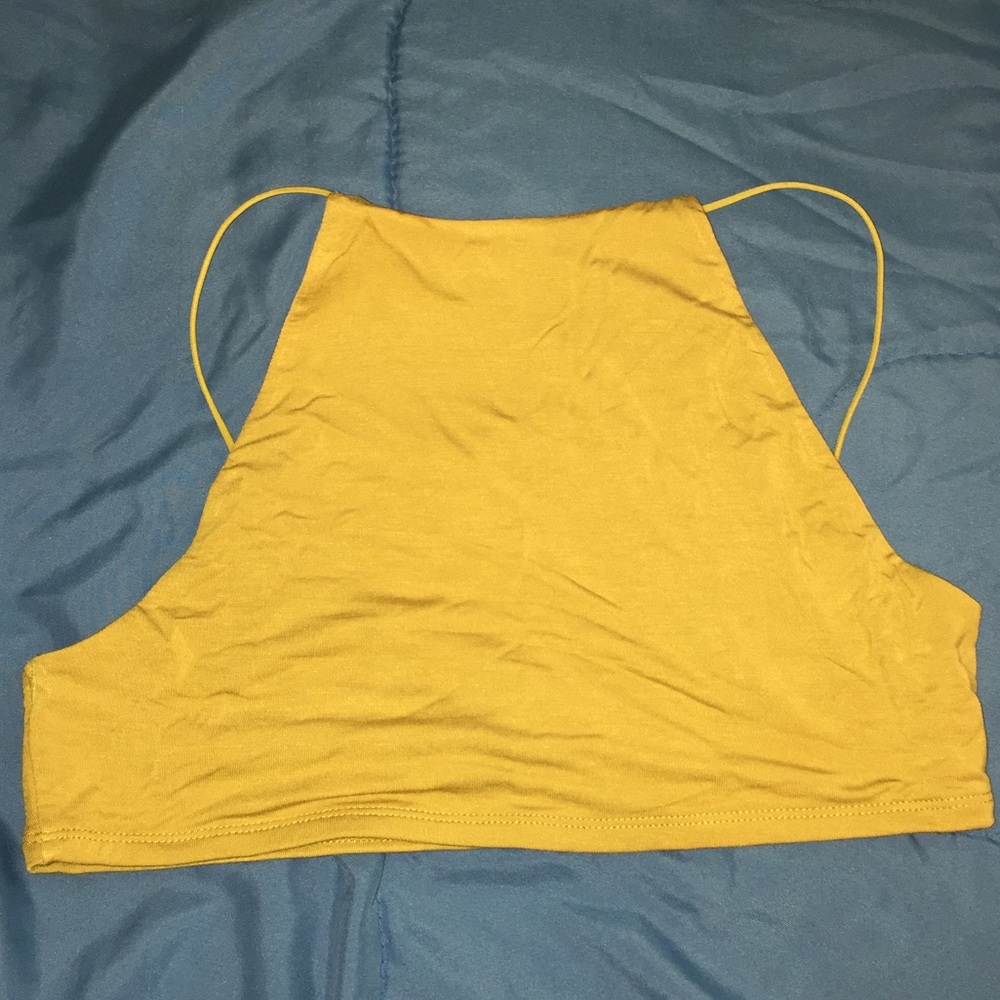 Yellow Crop Top